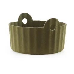 Normann Copenhagen Colu Basket opbergmand Ø44 cm, Olive< Opbergmanden