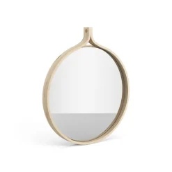 Swedese Comma Spiegel rond Ø40 cm, Esp gelakt< Ronde Spiegels|Wandspiegels
