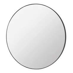 Broste Copenhagen Complete spiegel zwart, Ø 80 cm.< Ronde Spiegels|Wandspiegels