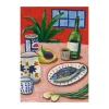 Paper Collective Composition with Fish poster, 70x100 cm< Posters