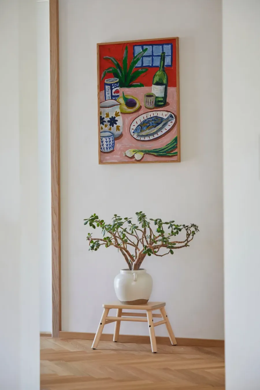 Paper Collective Composition with Fish poster, 70x100 cm< Posters