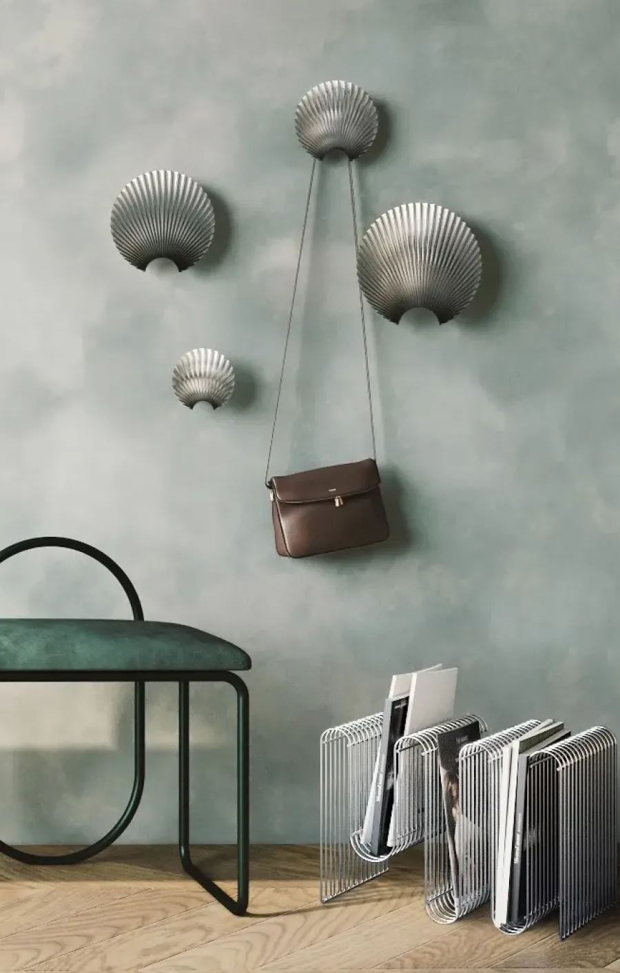 AYTM Concha haak zilver, XS< Haken & Hangers