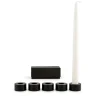 KLONG Constella inzetstuk 5 pack, zwart< Kaarsenaccessoires
