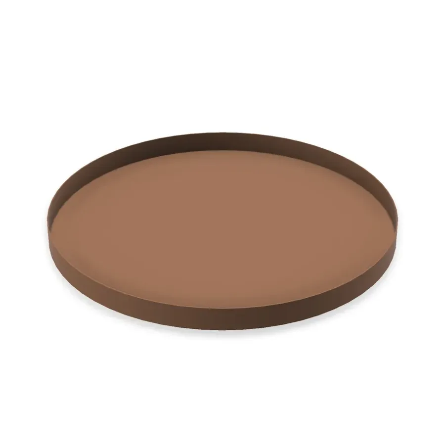 Cooee Design Cooee dienblad 30 cm. rond, Coconut< Decoratieve Dienbladen|Decoratieve Accessoires