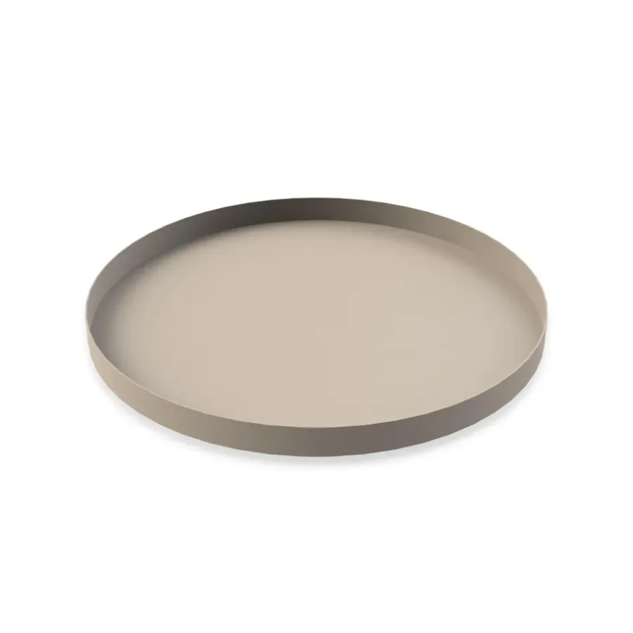 Cooee Design Cooee dienblad 30 cm. rond, sand (beige)< Decoratieve Accessoires|Decoratieve Dienbladen