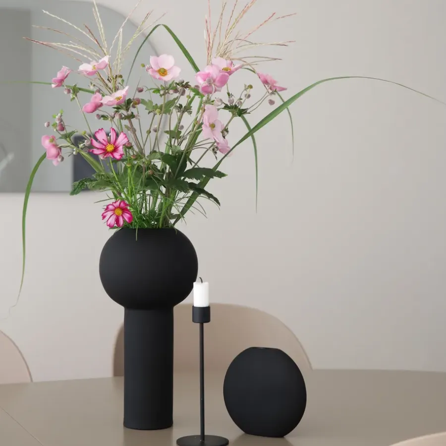Cooee Design Cooee kandelaar 21 cm., black (zwart)< Kandelaars