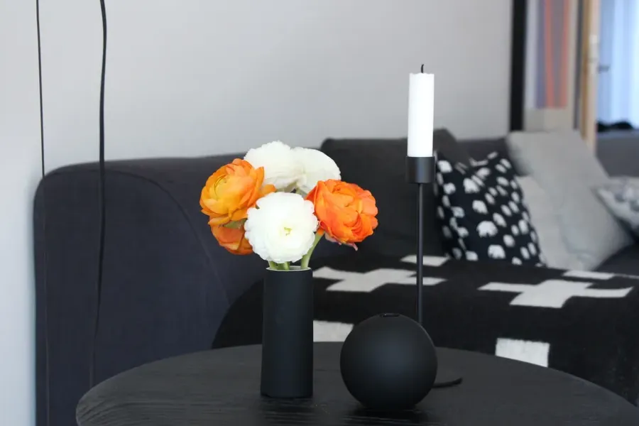 Cooee Design Cooee kandelaar 21 cm., black (zwart)< Kandelaars