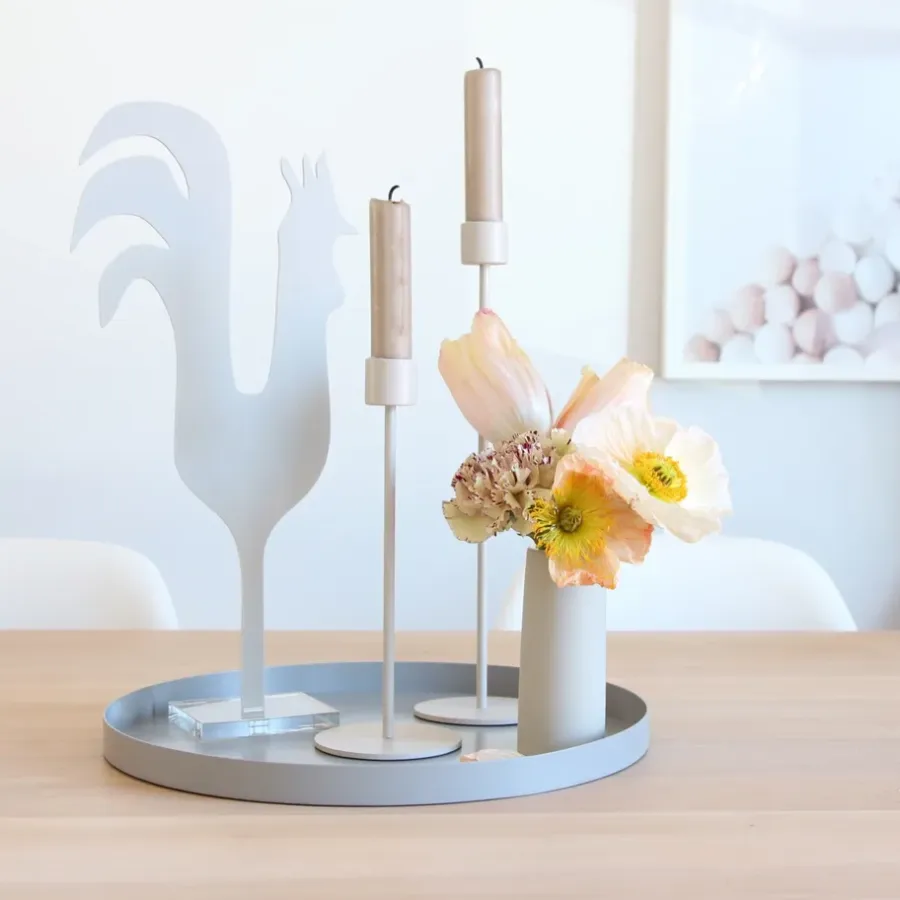 Cooee Design Cooee kandelaar 21 cm., sand (beige)< Kandelaars
