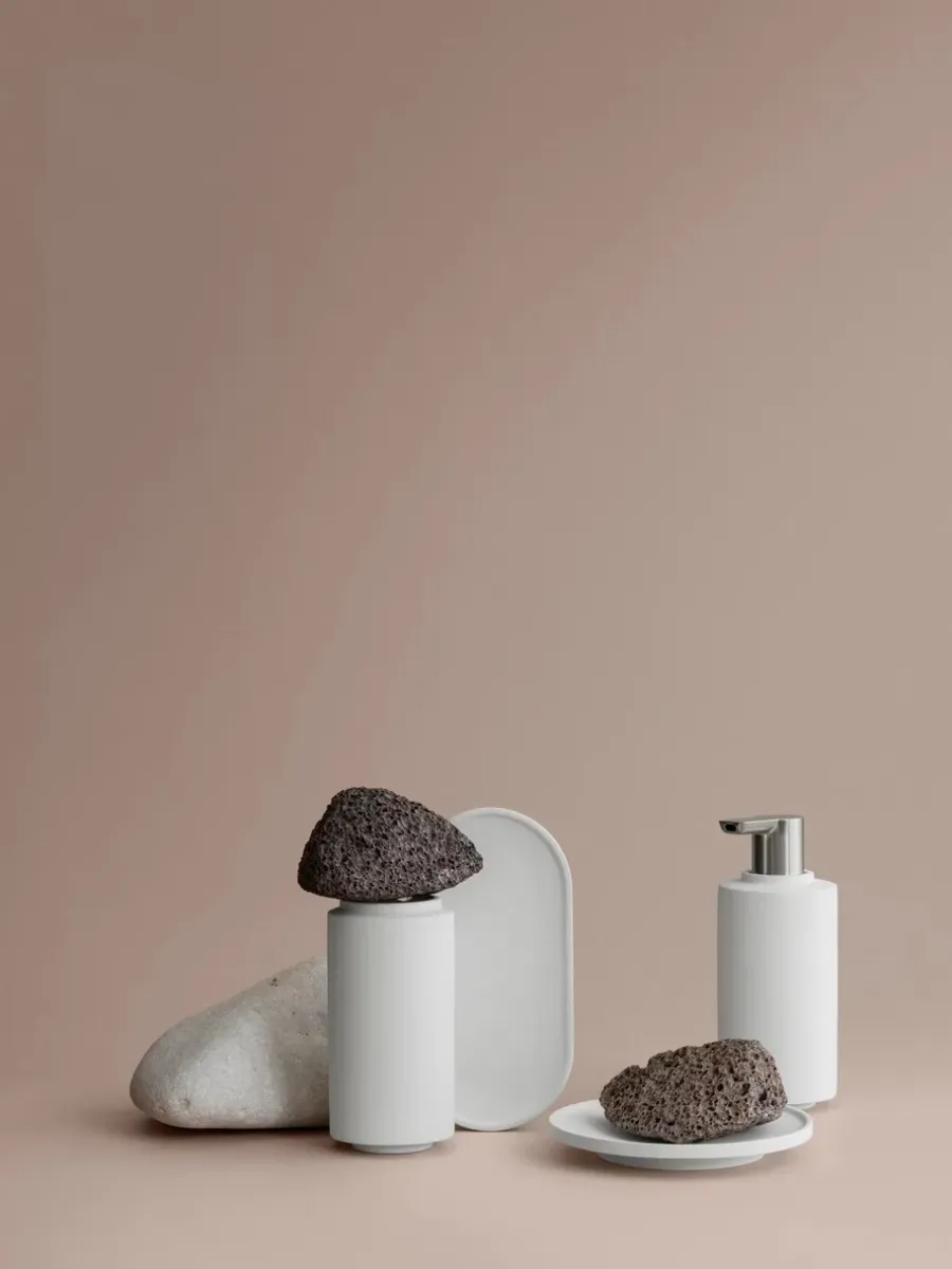 Blomus Creto tandenborstelhouder, Lily white< Tandenborstelhouders
