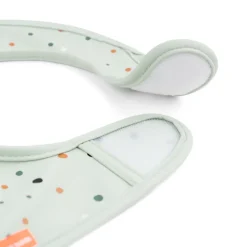 Done by deer Croco slabbetje met klittenband 2-pack, Green< Kinderkamer Interieuraccessoires|Kinderkamer Interieuraccessoires