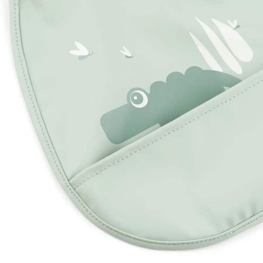 Done by deer Croco Tiny slabbetje 2-pack, Green< Kinderkamer Interieuraccessoires|Kinderkamer Interieuraccessoires