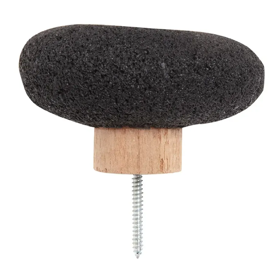 MUUBS Crust haak L, Zwart< Haken & Hangers