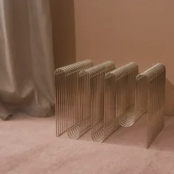 AYTM Curva tijdschriftenstandaard, zilver< Tijdschriftenrekken