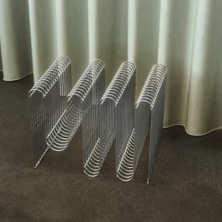 AYTM Curva tijdschriftenstandaard, zilver< Tijdschriftenrekken