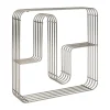 AYTM Curva wandplank vierkant, Zilverkleurig< Planken & Planksystemen