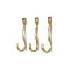 Ferm Living Curvature haak 3-pack, Messing< Haken & Hangers