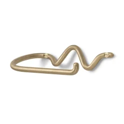 Ferm Living Curvature toiletpapierhouder, Messing< Toiletpapierhouders