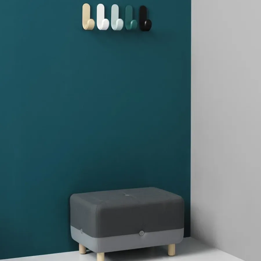 Normann Copenhagen Curve haak, wit< Haken & Hangers