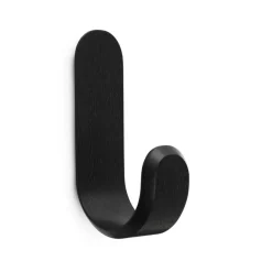 Normann Copenhagen Curve haak, zwart< Haken & Hangers