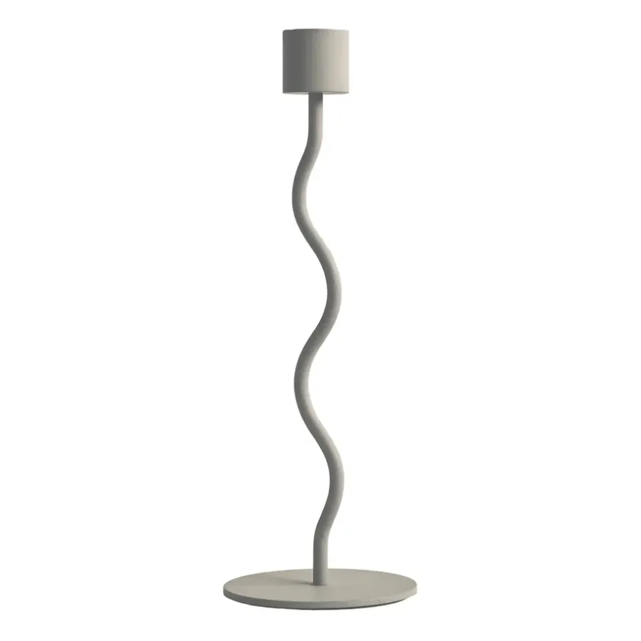 Cooee Design Curved kandelaar 23 cm, Zand< Kandelaars