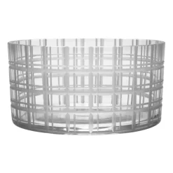 Orrefors Cut in number schaal 160 mm, Ruitpatroon< Decoratieve Schalen