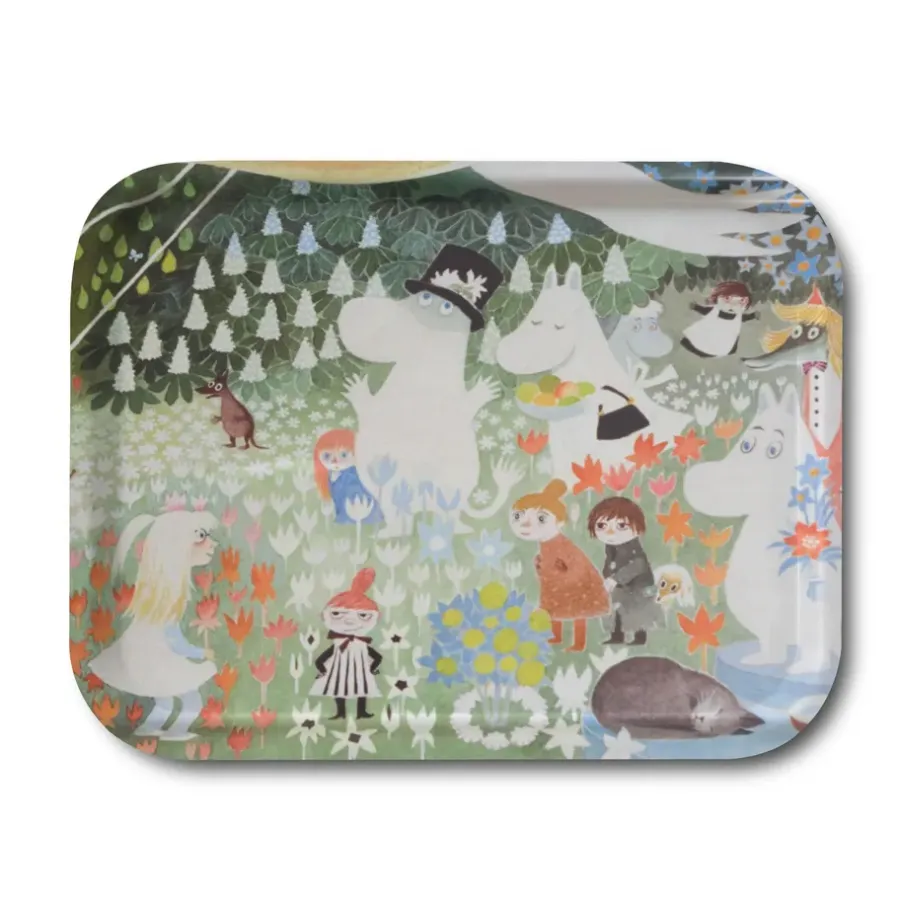 Opto Design Dangerous journey dienblad rond, 27 x 20 cm.< Decoratieve Accessoires|Decoratieve Dienbladen