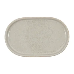 Meraki Datura serveerblad 12,5x20 cm, Shellish grey< Decoratieve Accessoires|Decoratieve Dienbladen