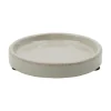 Meraki Datura zeephouder Ø12,5 cm, Shellish grey< Zeepdispensers & Zeepschaaltjes