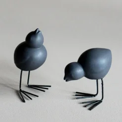 DBKD Swedish Birds paasdecoratie 2-pack, Black< Paasdecoratie