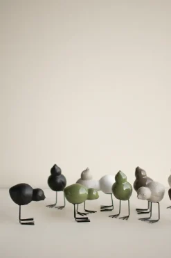 DBKD Swedish Birds paasdecoratie 2-pack, Shiny green< Paasdecoratie