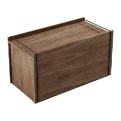 MOEBE Deksel voor opbergbox 28 x 60 cm, Smoked oak< Dozen & Boxen