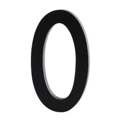 Design Letters cijfers aluminum 100 mm., 0< Kinderkamer Interieuraccessoires|Kinderkamer Interieuraccessoires