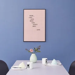 Design Letters letterbord A2, roze< Prikborden