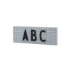 Design Letters letterbord klein, grijs< Prikborden