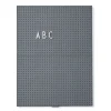Design Letters letterbord A4, donkergrijs< Prikborden