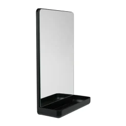 Design Letters Wandspiegel met plank, Black< Wandspiegels