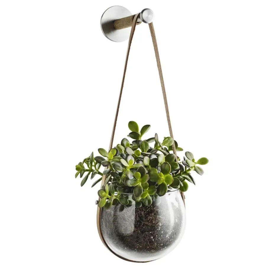 Holmegaard Design with light haak, wit-bruin< Bloempotten