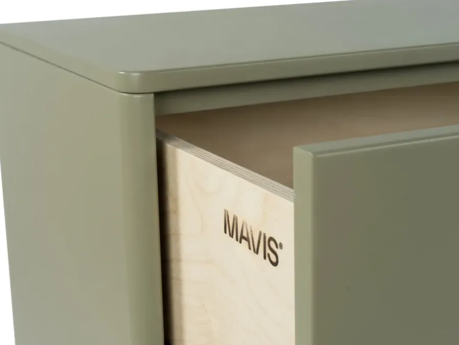 Mavis Deus ladekast 9 laden, Olivgrijs< Ladekasten & Ladeblokken