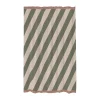 Mette Ditmer Diagonal douchegordijn 150x200 cm, Dark olive< Douchegordijnen