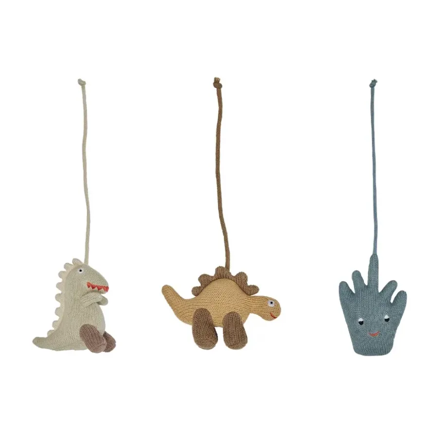 OYOY Dino play speelgoed voor baby gym, Beige-saffron-aqua blue< Kinderkamer Interieuraccessoires|Kinderkamer Interieuraccessoires