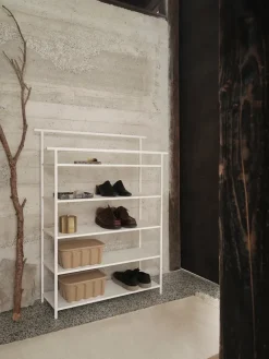 Ferm Living Dora staand rek, White< Planken & Planksystemen