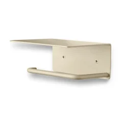 Ferm Living Dora toiletpapierhouder met legplank, Cashmere< Toiletpapierhouders