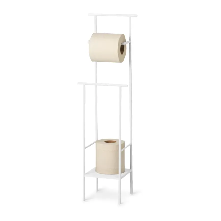 Ferm Living Dora toiletpapierhouder, White< Toiletpapierhouders