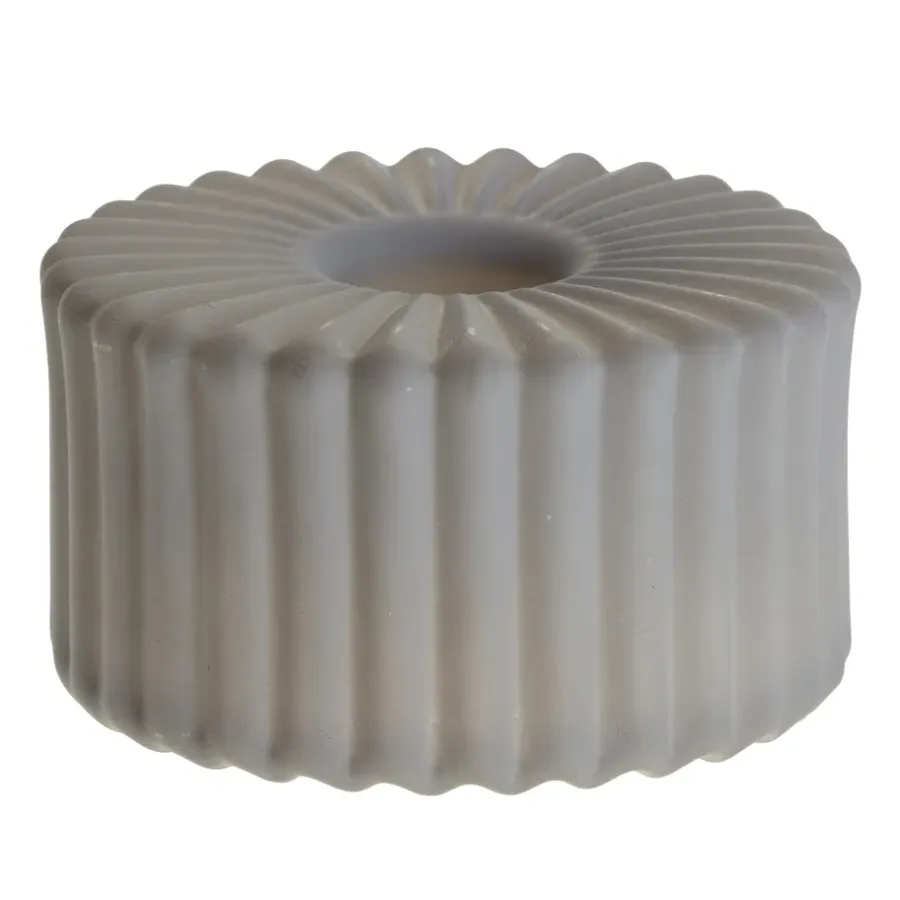 Lene Bjerre Dormia waxinelichtjeshouder 4 cm, Grey< Kandelaars