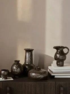 Ferm Living Doro vaas 16 cm, Coffee< Vazen