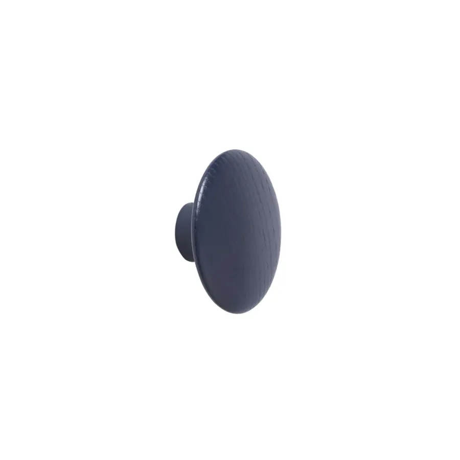Muuto Dots wandhaak blauw, extra klein< Haken & Hangers|Opbergoplossingen Voor De Kinderkamer