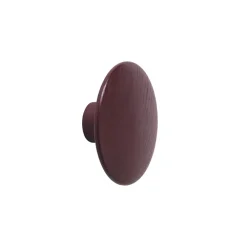 Muuto Dots wandhaak bordeaux, groot< Haken & Hangers|Opbergoplossingen Voor De Kinderkamer
