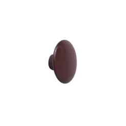 Muuto Dots wandhaak bordeaux, klein< Haken & Hangers|Opbergoplossingen Voor De Kinderkamer