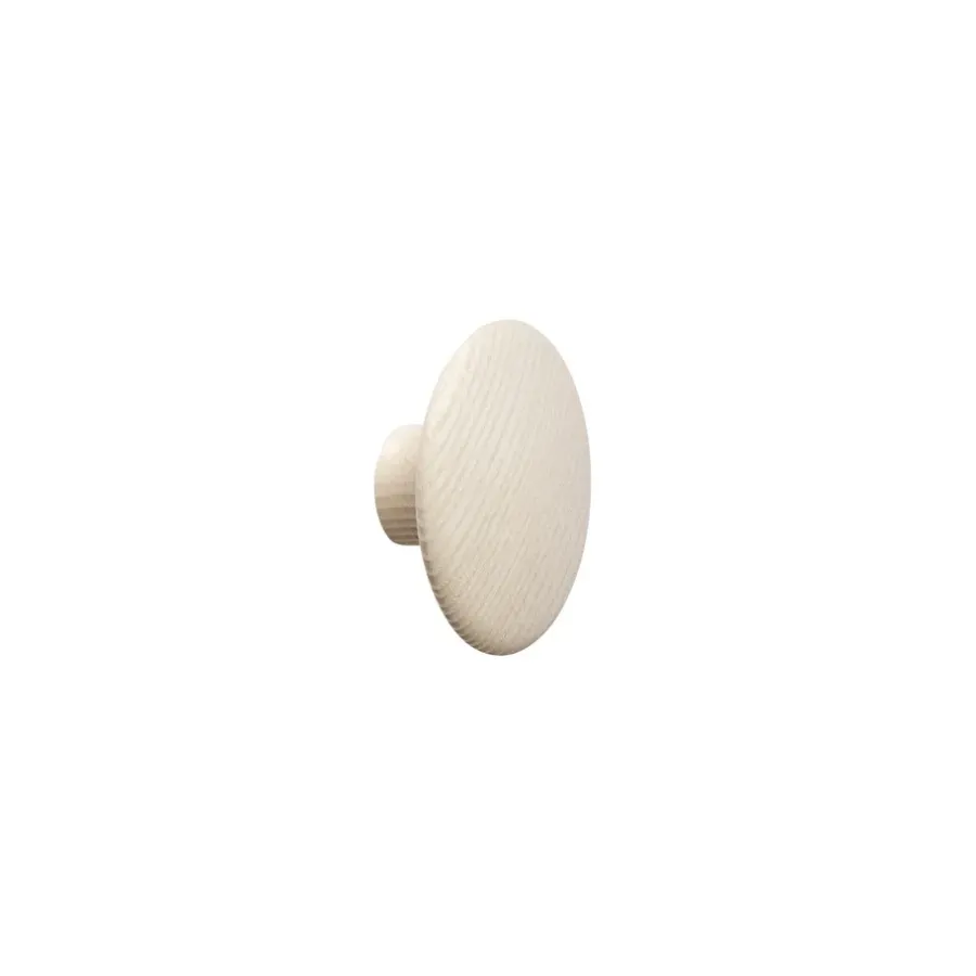 Muuto Dots wandhaak essenhout, extra klein< Haken & Hangers|Opbergoplossingen Voor De Kinderkamer
