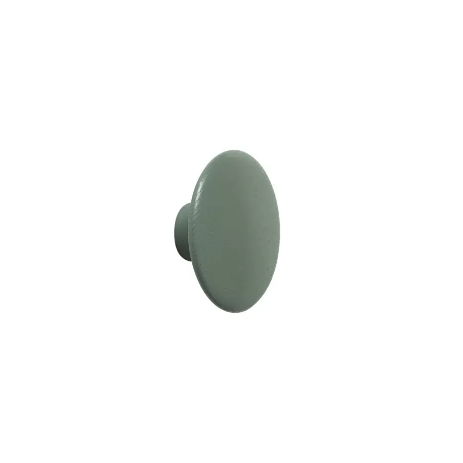 Muuto Dots wandhaak groen, extra klein< Haken & Hangers|Opbergoplossingen Voor De Kinderkamer